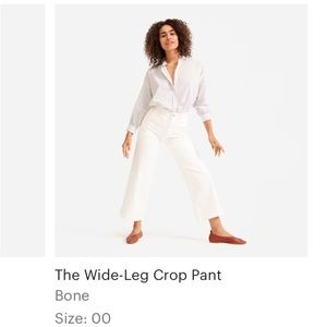 Everlane The Wide-Leg Crop Pant
